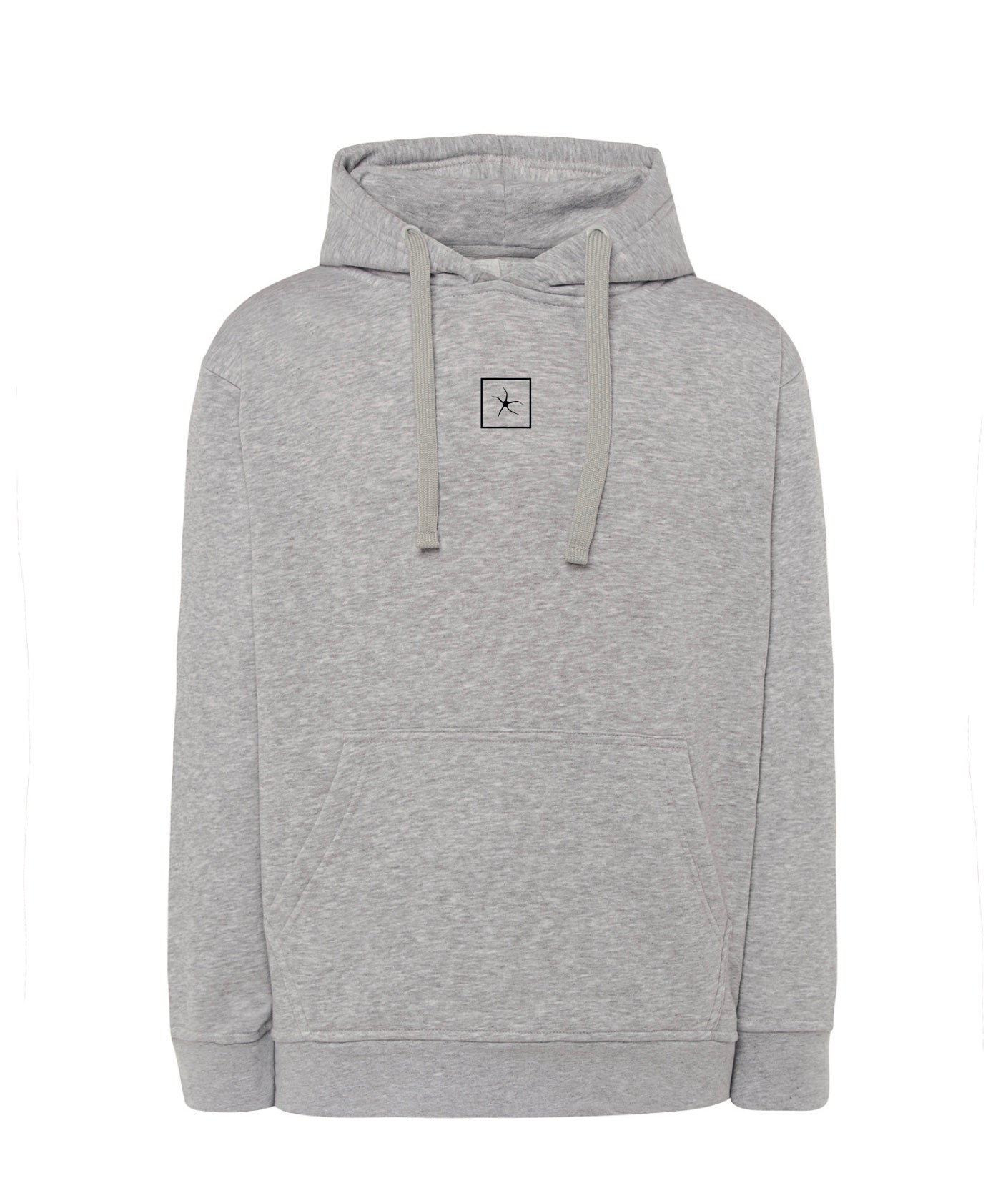 Hoodie Gris Jaspeado Manu Cort