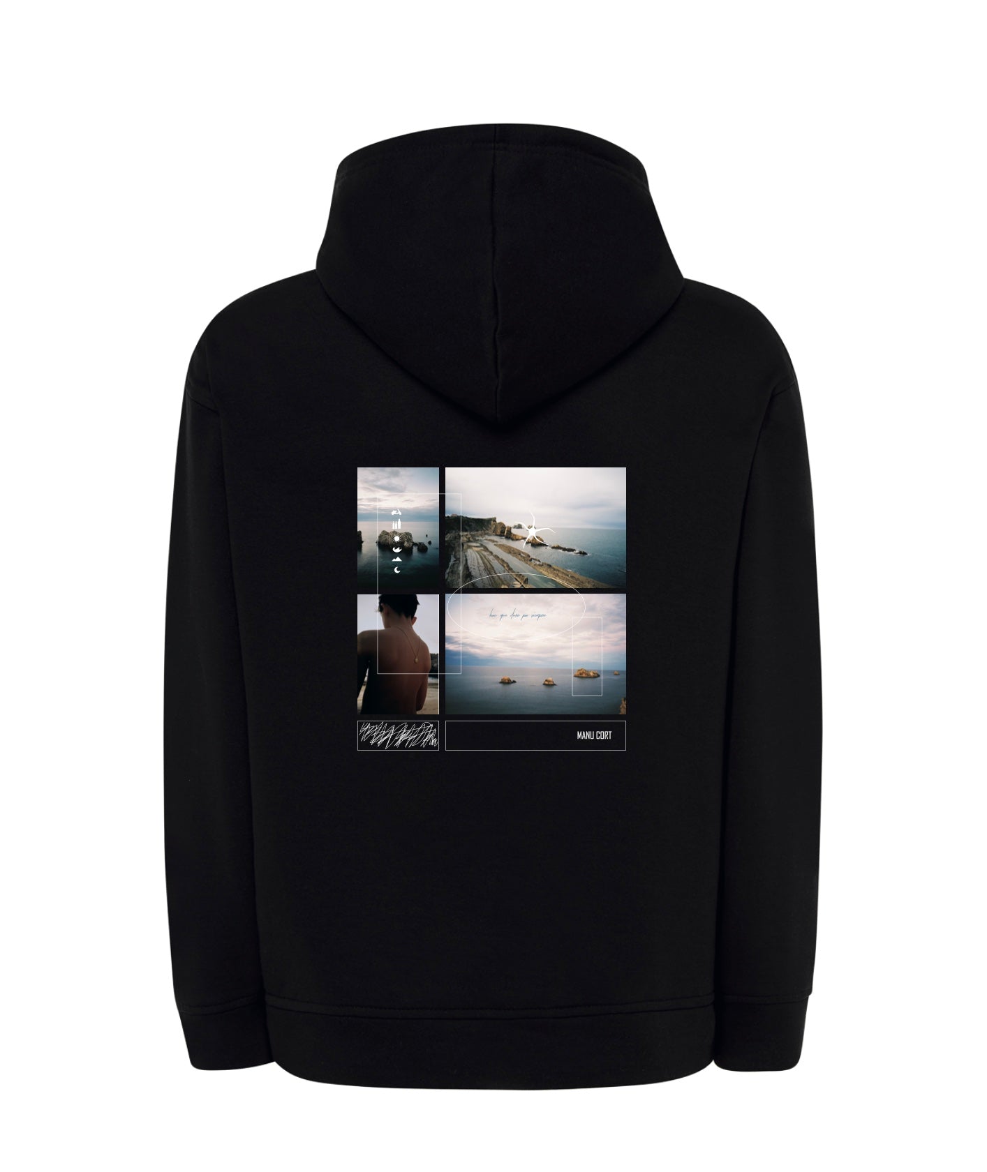 Hoodie Azul Marino Manu Cort